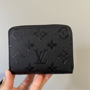 LV ZIPPY COIN PURSE Black Monogram Empreinte Leather